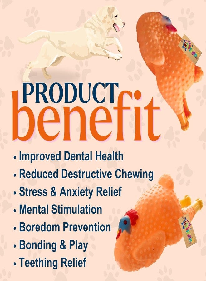 ويستيرن إرا لعبة الدجاجة والديك الرومي الجديدة من ويسترن إيرا، التي تصدر صوتاً عند الضغط عليها، توفر تجربة مبهجة واحتفالية لحيوانك الأليف، وتعد بساعات من التسلية. تضيف هذه اللعبة الاحتفالية لمسة من المرح. - Image 2